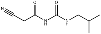 N-Cyanoacetyl-Nisobutylurea, 59341-75-2, 结构式