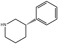 (S)-3-フェニルピペリジン 化学構造式