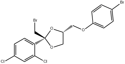 (Z)-2-(bromomethyl)-4-(4-bromophenoxymethyl)-2-(2,4-dichlorophenyl)-1,3-dioxolane,59363-05-2,结构式