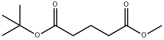 Pentanedioic acid, 1-(1,1-dimethylethyl) 5-methyl ester Structure