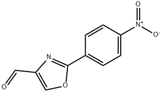 2-(4-NITRO-PHENYL)-OXAZOLE-4-CARBALDEHYDE Structure