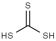 三硫碳酸, 594-08-1, 结构式