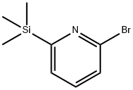 2-ブロモ-6-(トリメチルシリル)ピリジン 化学構造式