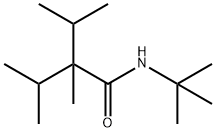 N-(1,1-ジメチルエチル)-2,3-ジメチル-2-(1-メチルエチル)ブタンアミド 化学構造式