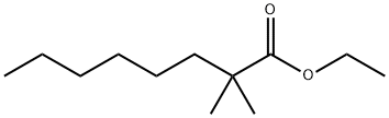 2,2-ジメチルオクタン酸エチル 化学構造式