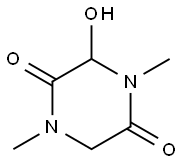 2,5-Piperazinedione,3-hydroxy-1,4-dimethyl-(9CI) 化学構造式