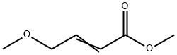 2-Butenoic acid, 4-methoxy-, methyl ester 化学構造式