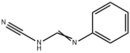 N-苯基-N`-氰基甲酰胺 结构式