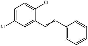 1-(2,5-ジクロロフェニル)-2-フェニルエテン 化学構造式
