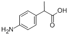 2-(4-アミノフェニル)プロピオン酸 化学構造式