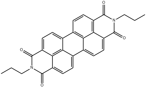 2,9-Dipropyl-anthra2,1,9-def:6,5,10-d'e'f'diisoquinoline-1,3,8,10-tetrone Struktur