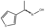1-(3-チエニル)エタノンオキシム 化学構造式