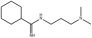 3-(Cyclohexyliminomethylideneamino)-N,N-dimethylpropan-1-amine Structure