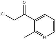 Ethanone, 2-chloro-1-(2-methyl-3-pyridinyl)- (9CI) 化学構造式