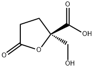2-Furancarboxylicacid,tetrahydro-2-(hydroxymethyl)-5-oxo-,(2R)-(9CI) 化学構造式