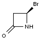 2-Azetidinone,4-bromo-,(4R)-(9CI) Struktur