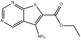 Ethyl 5-AMinothieno[2,3-d]pyriMidine-6-carboxylate Structure