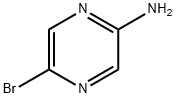 2-アミノ-5-ブロモピラジン 化学構造式