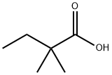 2,2-二甲基丁酸, 595-37-9, 结构式
