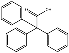 トリフェニル酢酸 化学構造式