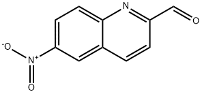 6-ニトロキノリン-2-カルブアルデヒド 化学構造式
