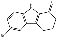 6-溴-2,3,4,9-四氢咔唑-1-酮, 59514-18-0, 结构式