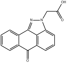 (6-oxodibenzo[cd,g]indazol-2(6H)-yl)acetic acid Structure