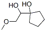 Cyclopentanemethanol, 1-hydroxy--alpha--(methoxymethyl)- (9CI) Structure