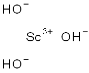 Scandium hydroxide 化学構造式