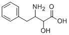 (2S,3R)-2-ヒドロキシ-3-アミノ-4-フェニル酪酸 化学構造式