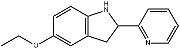 1H-Indole,5-ethoxy-2,3-dihydro-2-(2-pyridinyl)-(9CI) Structure