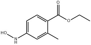 Benzoic acid, 4-(hydroxyamino)-2-methyl-, ethyl ester (9CI) 化学構造式