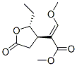 3-Furanaceticacid,2-ethyltetrahydro-alpha-(methoxymethylene)-5-oxo-,methylester,(alphaE,2R,3R)-(9CI) 化学構造式