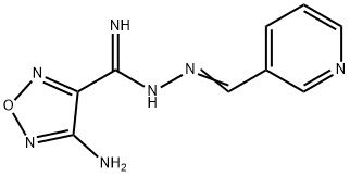 1,2,5-Oxadiazole-3-carboximidicacid,4-amino-,(3-pyridinylmethylene)hydrazide(9CI),595599-42-1,结构式