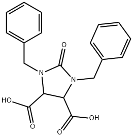 1,3-Bisbenzyl-2-oxoimidazolidine-4,5-dicarboxylic acid|环酸