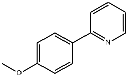 2-(4-甲氧苯基)吡啶,5957-90-4,结构式