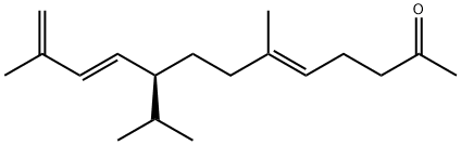 (9S,5E,10E)-6,12-Dimethyl-9-isopropyl-5,10,12-tridecatrien-2-one Structure