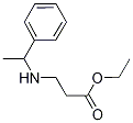 3-[(1-フェニルエチル)アミノ]プロパン酸エチル 化学構造式