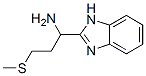 1-(1H-BENZOIMIDAZOL-2-YL)-3-METHYLSULFANYL-PROPYLAMINE Structure