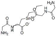 di-n-butyltin glycylglycinate 化学構造式