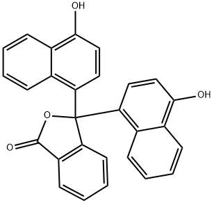 alpha-Naphtholphthalein Struktur