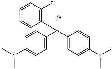 2,-chloro-4',4''-bis(dimethylamino)trityl alcohol ,596-42-9,结构式