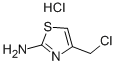 4-(クロロメチル)-2-チアゾールアミン・塩酸塩 化学構造式