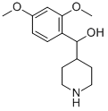 ALPHA-(2,4-DIMETHOXYPHENYL)-4-PIPERIDINEMETHANOL Struktur