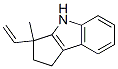 Cyclopent[b]indole, 3-ethenyl-1,2,3,4-tetrahydro-3-methyl- (9CI) 化学構造式