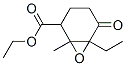 7-Oxabicyclo[4.1.0]heptane-2-carboxylicacid,6-ethyl-1-methyl-5-oxo-,ethylester(9CI) Struktur