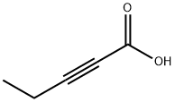2-ペンチン酸 化学構造式