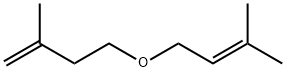 2-メチル-4-[(3-メチル-2-ブテニル)オキシ]-1-ブテン 化学構造式