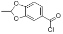 1,3-Benzodioxole-5-carbonyl chloride, 2-methyl- (9CI) Struktur