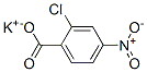2-クロロ-4-ニトロ安息香酸カリウム 化学構造式